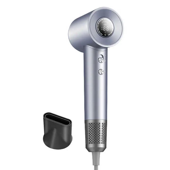 110000Rpm Super Wholesale Hair Dryer High Speed Motor Screen Display Intelligent Adjustable Temperature Blow Dryer for Home